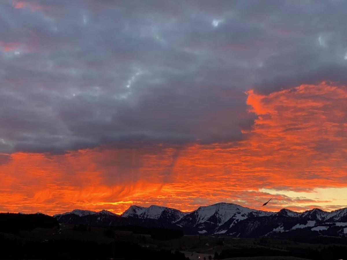 Panoramaapart - Alpzeit Im Westallgaeu Oberreute Exteriér fotografie